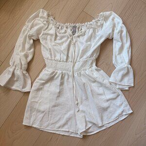 Amisu White Romper